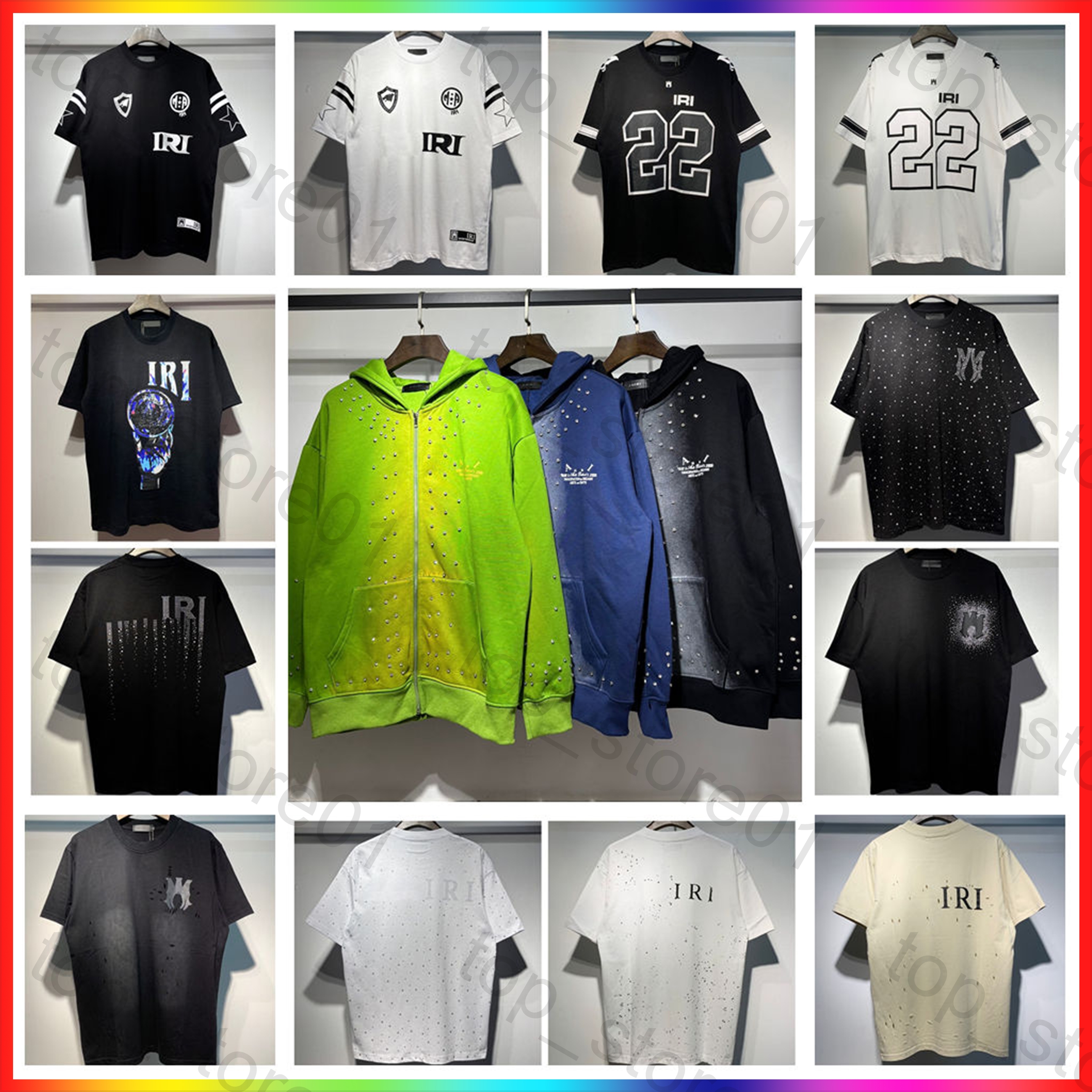 5A designer hoodies for men new autumn and winter styles zipper hooded luxury fashion with rhinestone pullover casual letter print sweatshirt women