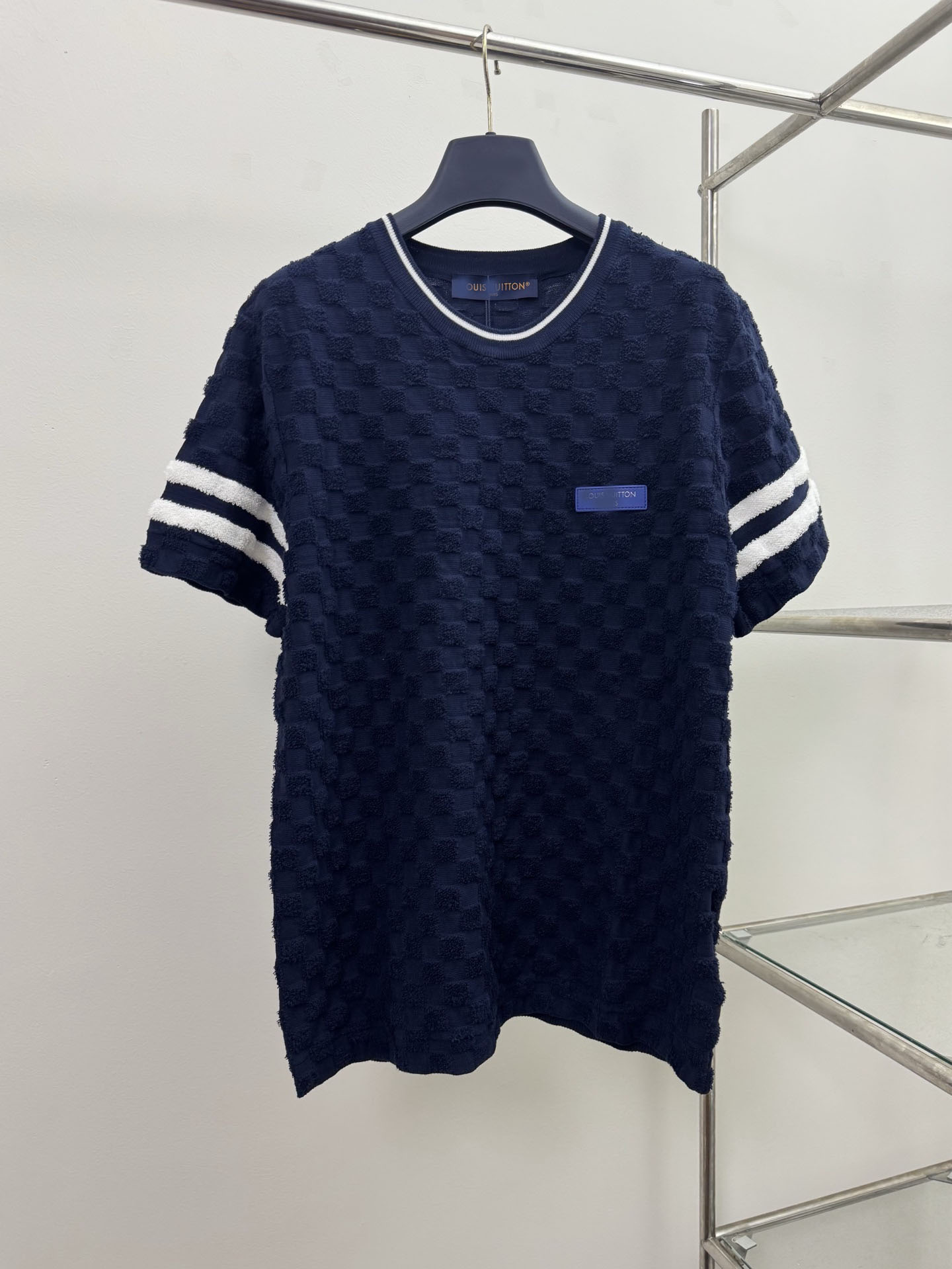 Men's T-Shirts Tees & Polos Round neck embroidered and printed polar style summer wear with street pure cottonw p1298 1v