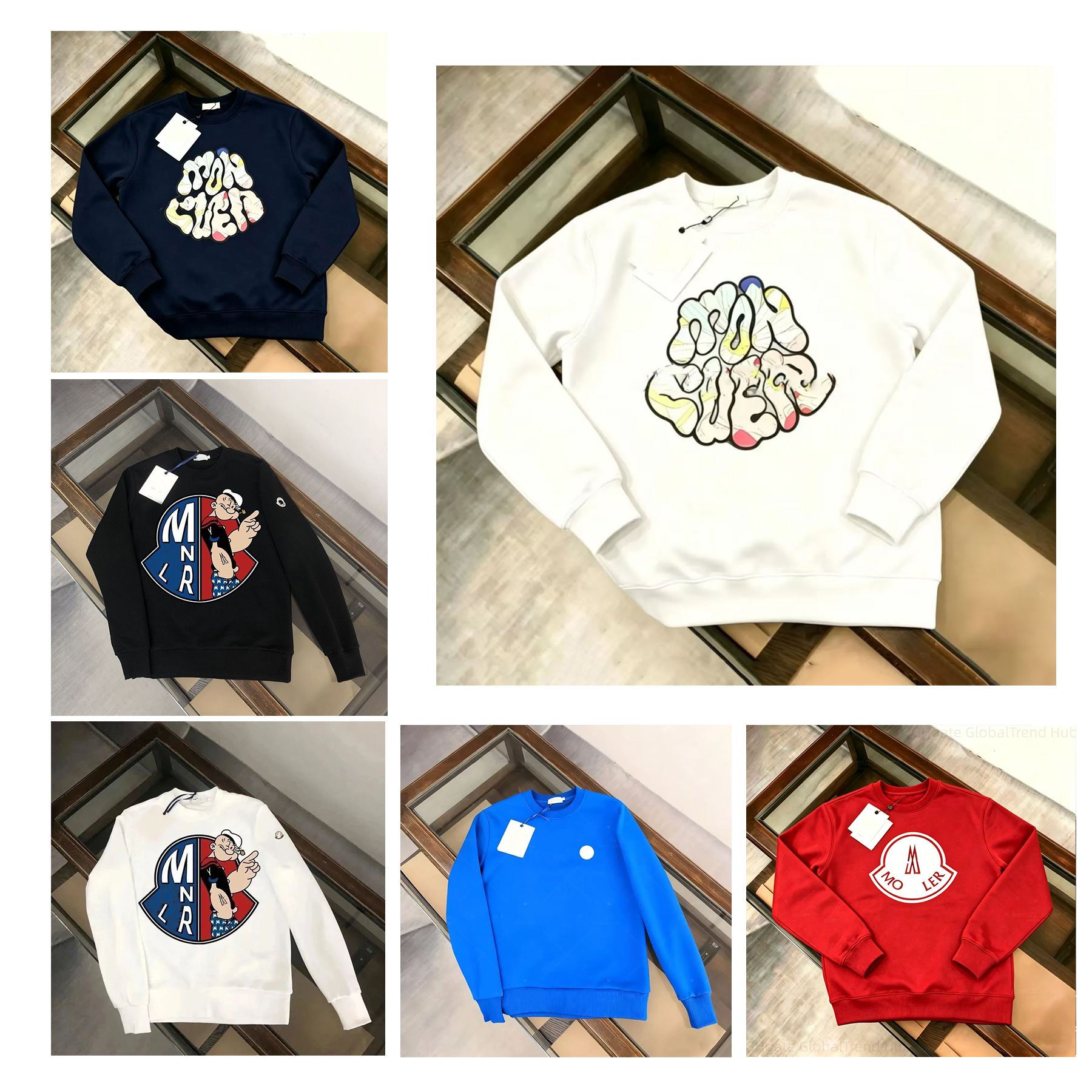 Designer Mens Womens Hoodie Pullover Long Sleeve Crew Neck Monogram 100 Percent Cotton Sweatshirt Street Wear Hoodies Top