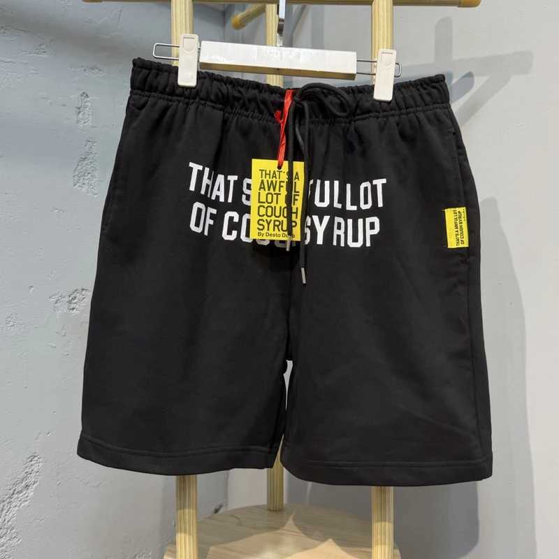 2026 Mens Womens Fashion Letter Print Thats A ful Lot of Cough Syrup Short Pants New High-Quality Casual Shorts T260622