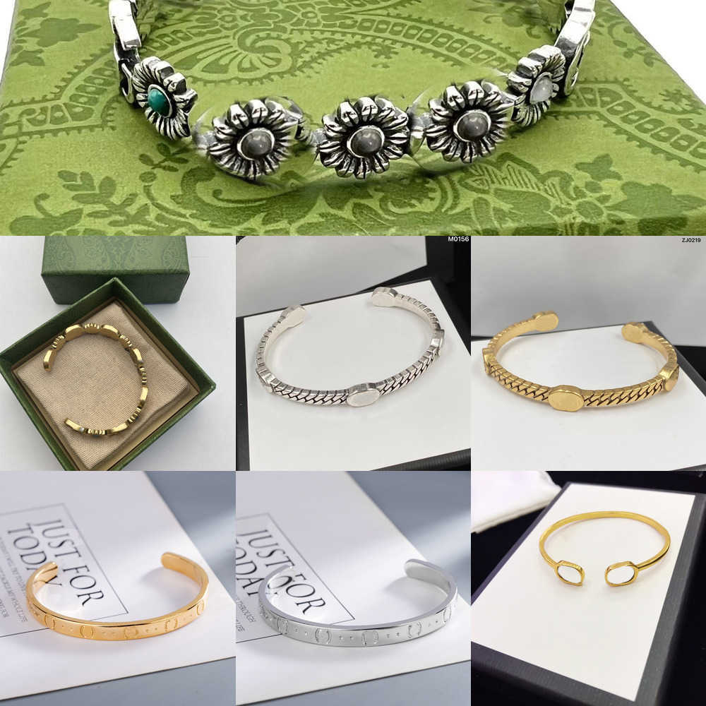 Bangle Bracelet Designer Lover Gold Retro For Woman Braclets Fashion Jewelry Supply 2R5D
