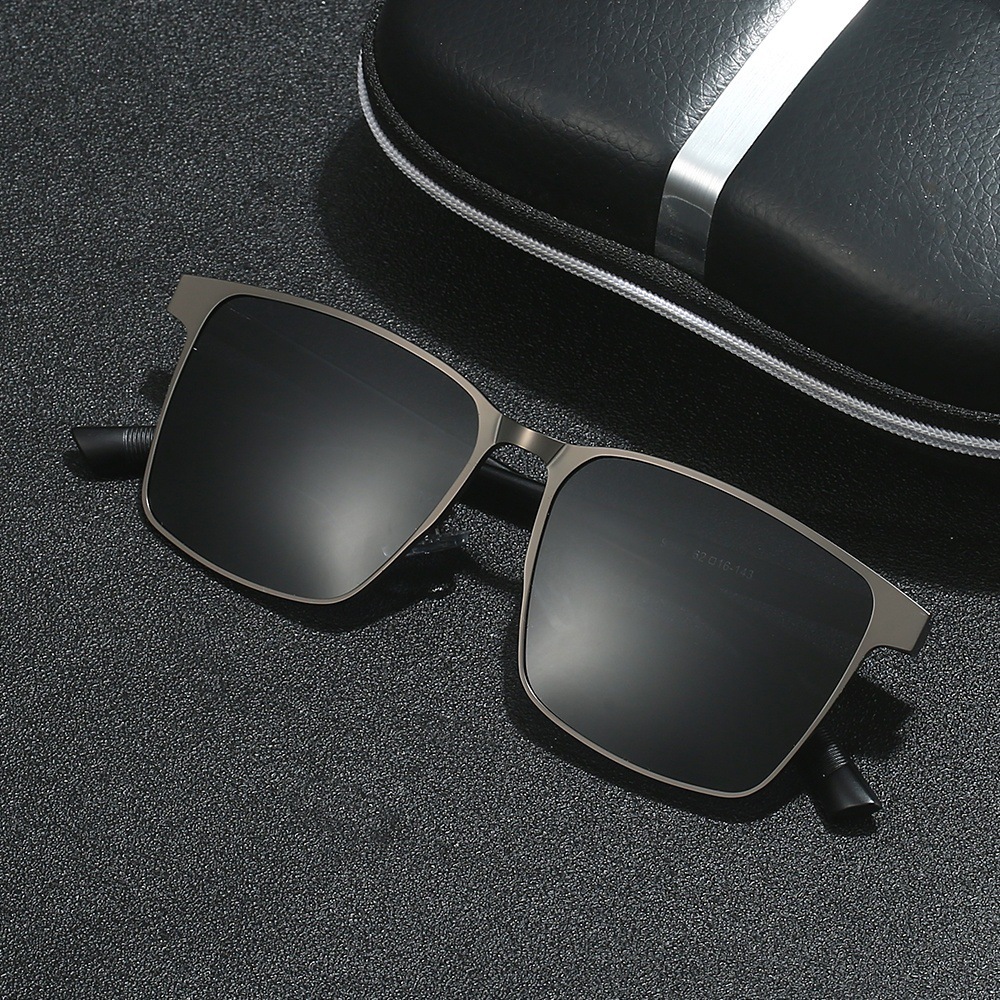 2026 New High-Quality Men's Fashion Sunglasses, High-End Square Polarized Classic Driving Sunglasses Wholesale
