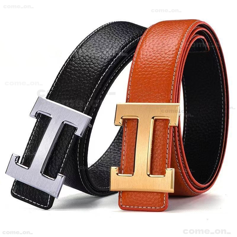 Luxury Designer Constance H Buckle Belt 38mm Reversible Leather Quiet Luxury Old Money Business Dress Belt Unisex For Men Women Casual Office Daily