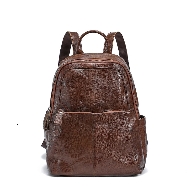 Women Cowhide Genuine Leather backpack Bag Ladies Outdoor Travel Soft Cow Leather Bags Female Fashion y Backpacks 260624