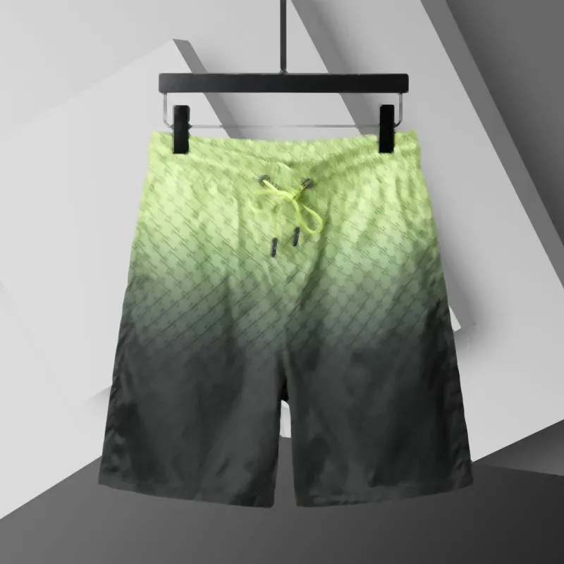 Men's beach pants, designer men's shorts, cropped pants, classic printed with inner mesh quick drying casual pants, summer outdoor loose s