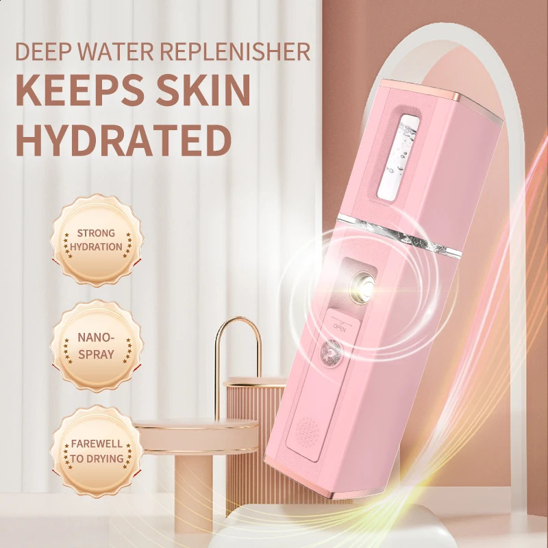 USB Rechargeable Nano izer Portable Facial Mist Sprayer Suitable for Travel and Home Use 260625
