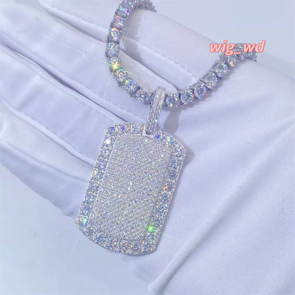 VVS Wholesale Custom Diamond Men Iced Out Moissanite Pendant For Jewelry Making Necklace