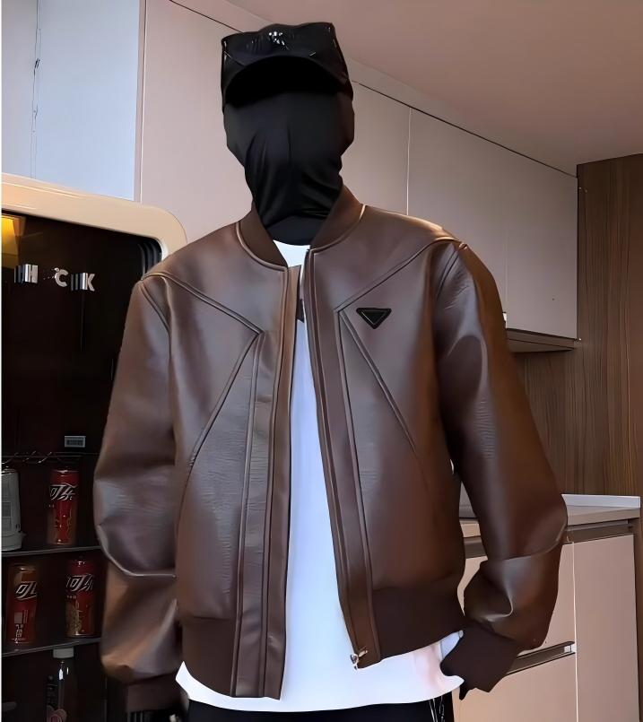 mens leather jacket winter thick warm outdoor casual men windproof cold proof coat men's motorcycle sportswear designer jacket