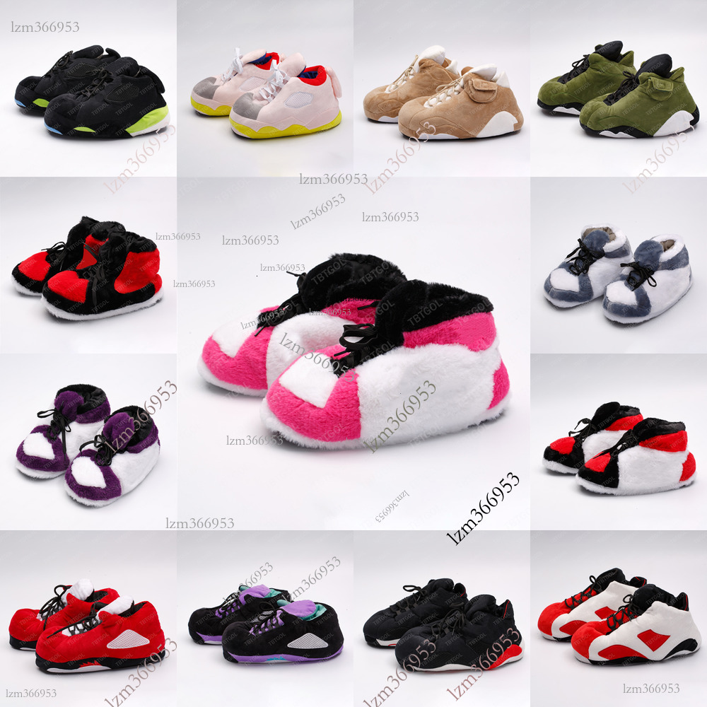 2026 TOP Designer brand premium slippers Winter Home Indoor Plush Cotton Warm Shoes Comfortable Soft Slippers Christmas Wear Shoe top 10A