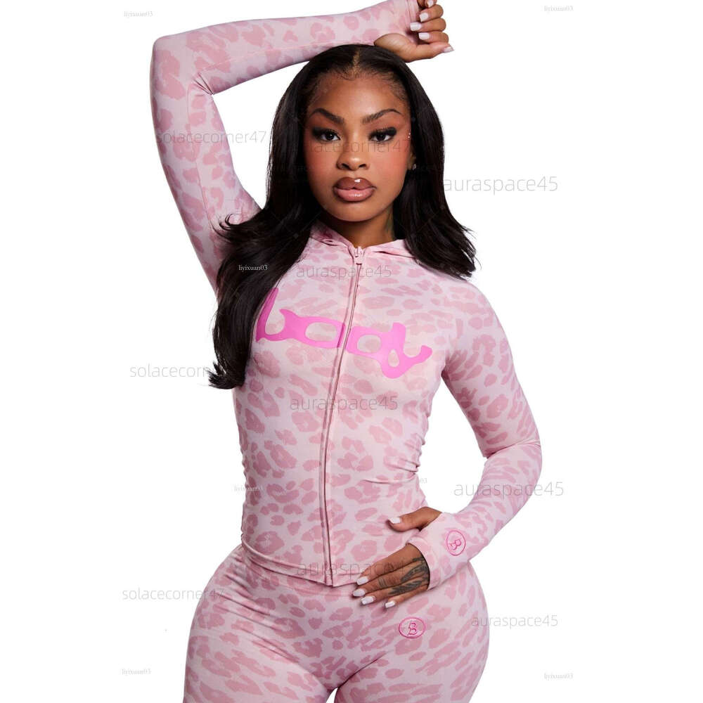 body by raventracy set Womens body by rayven set Casual Short Sports Workout Luxury fashion classic trend designer Jacket Leggings Elastic Quick-Dry