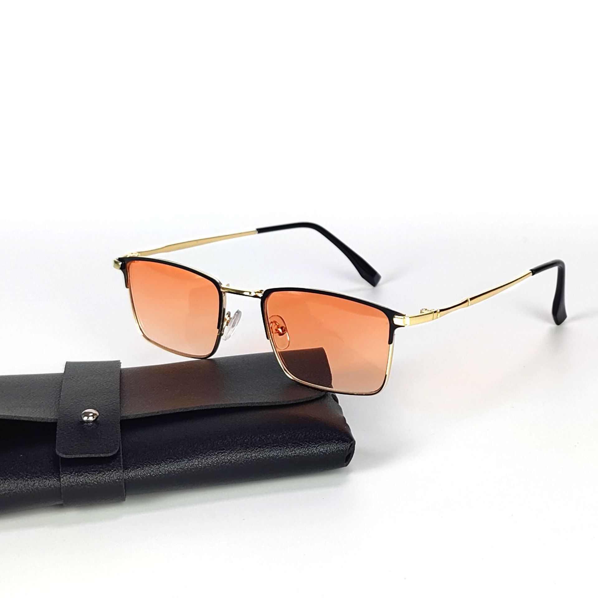 New Model Specialized Sunglasses For Men, Large Frame Versatile Style, Metal Fashion High-End Square Frame, Wholesale Manufacturer