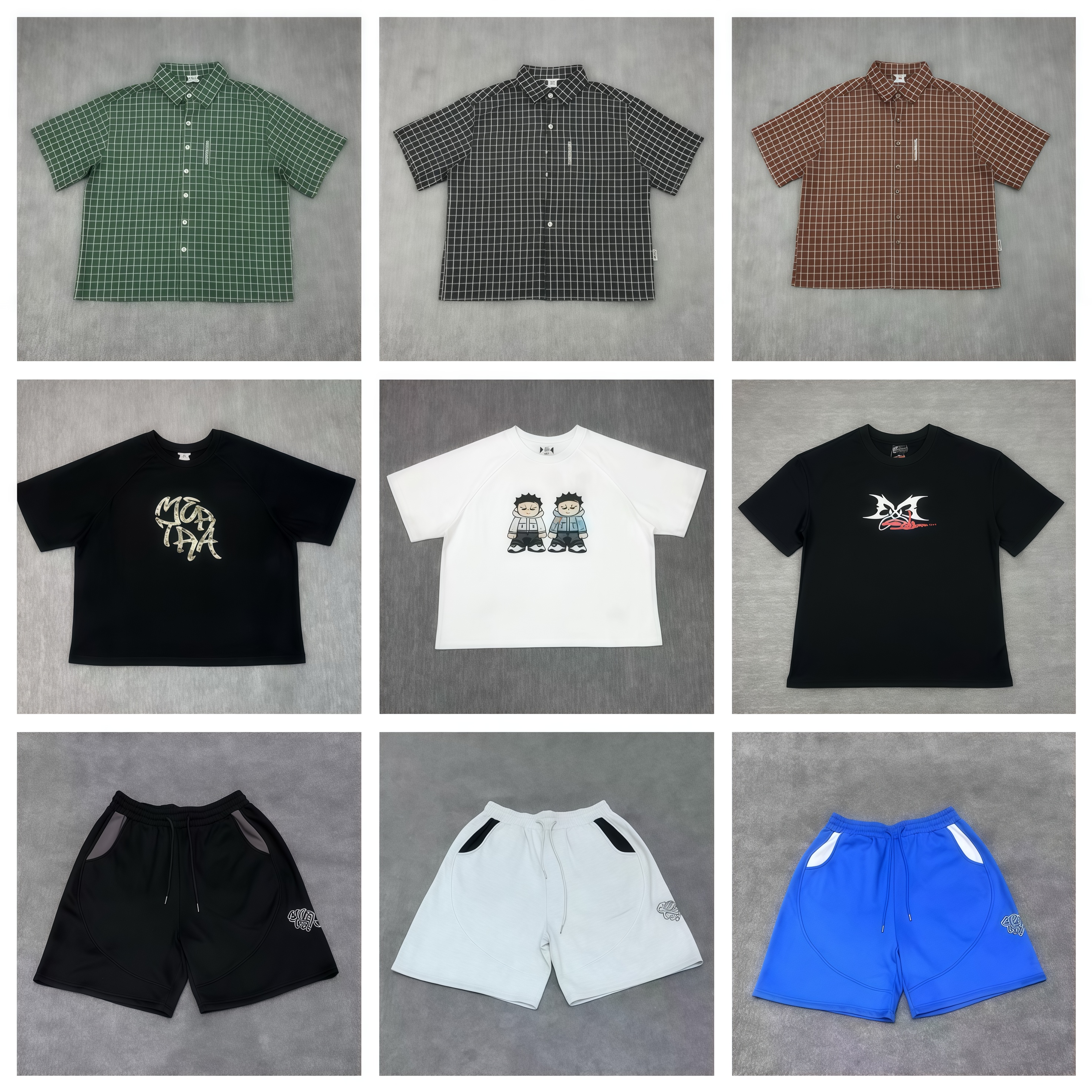 mertrashirts shorts homme T-shirt à manches longues motif de fleurs de cerisier brodé chemises en flanelle pour hommes designer couleur noir blan