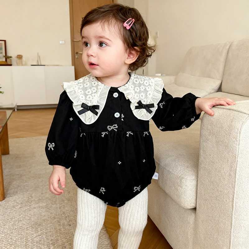 2026 New Spring Newborn Baby Girl Embroidery Romper 0-24M Long Sleeved Cotton Kids Korean Style Romper Children Cute Clothes Y2606258TNP