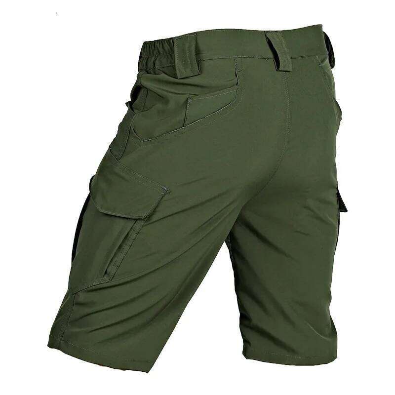 City Tactical Casual Men Waterproof Wear-Resistant Cargo Pants Male Summer Shorts Quick Dry Multi-Pockets Trousers S-4Xl 26Y0625