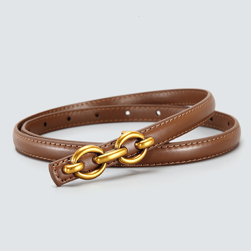 Belts Designer's New Small Belt For Women With A Light Luxury And High-end Feel Simple Daily Leisure Versatile Belt Thin Matching Skirt Shirt S