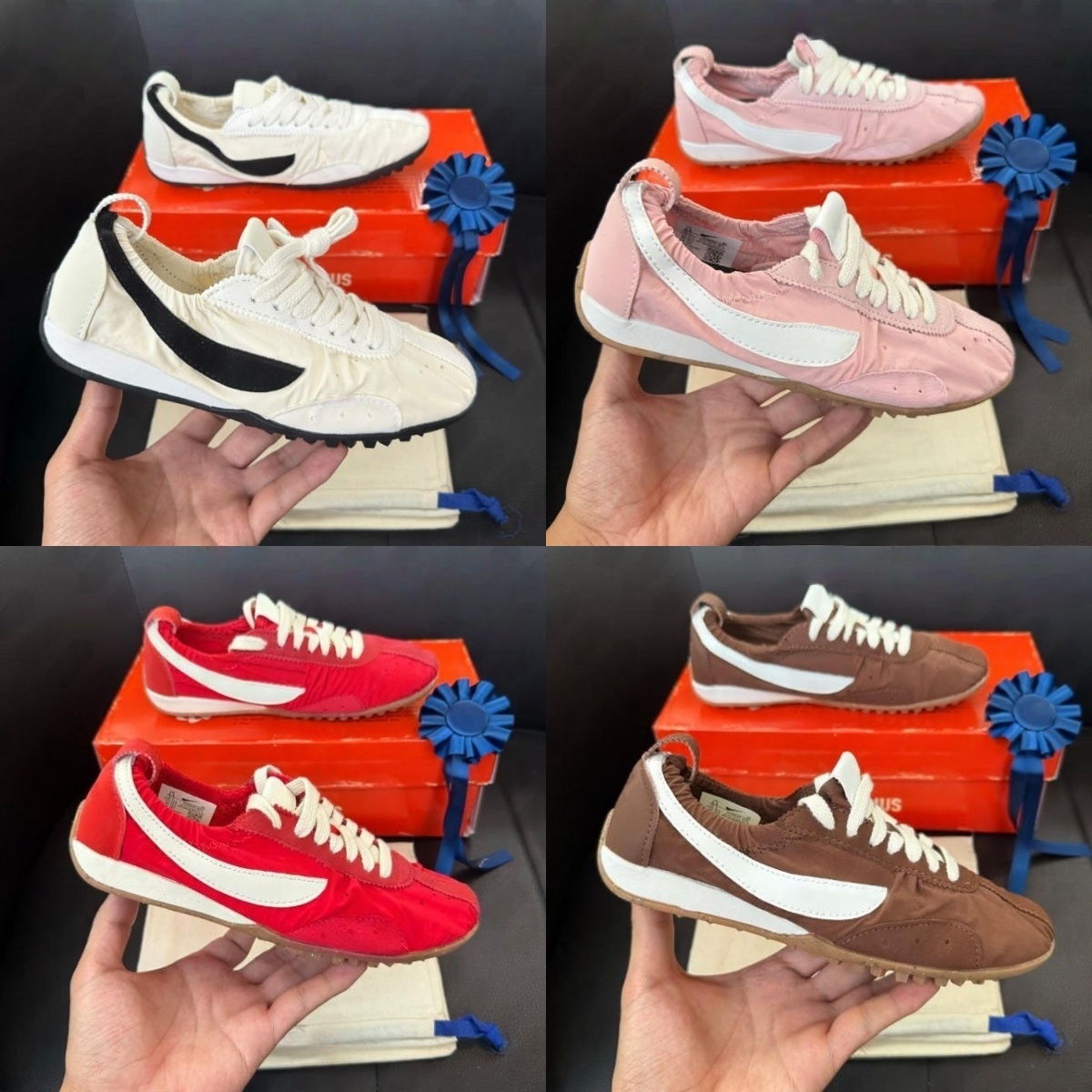 Designer Moons shoes Jacques Muse Casual shoes soft comfortable rubber sole retro and trendy Ladies Lightweight Foldable Running Shoes unisex sneake