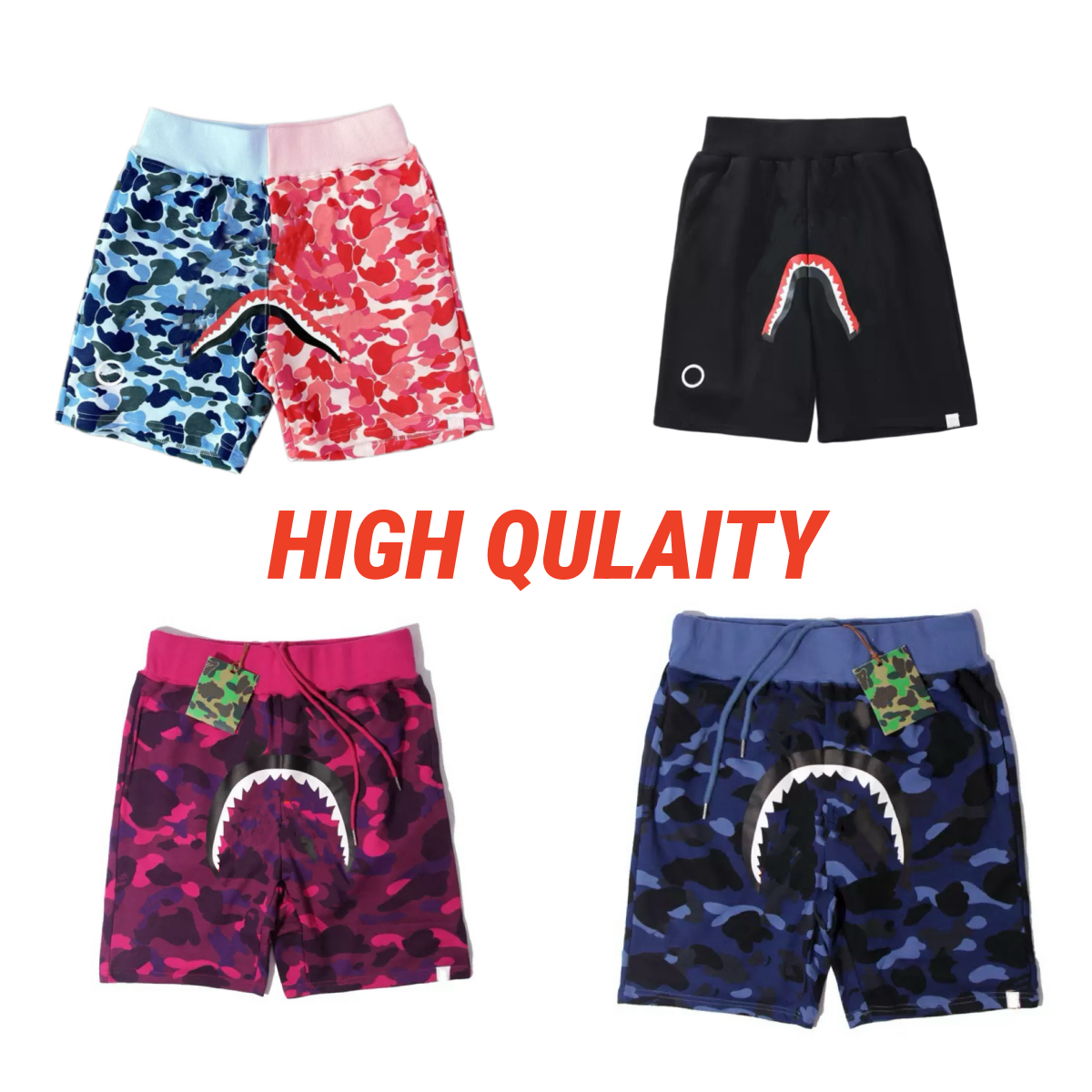 Men Shorts Short Men Designer Streetwear Men Camo Sweat Shorts Harajuku Summer Leisure Cotton Tie Waist Letter Graphic Mens Shorts Designer 2026 New