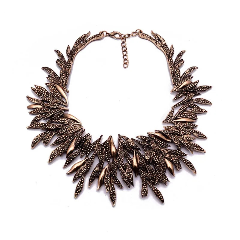 Collana girocollo in metallo con colletto grande, etnico indiano, vintage, da donna, punk irregolare, con bavaglino grande, collana retrò da donna,