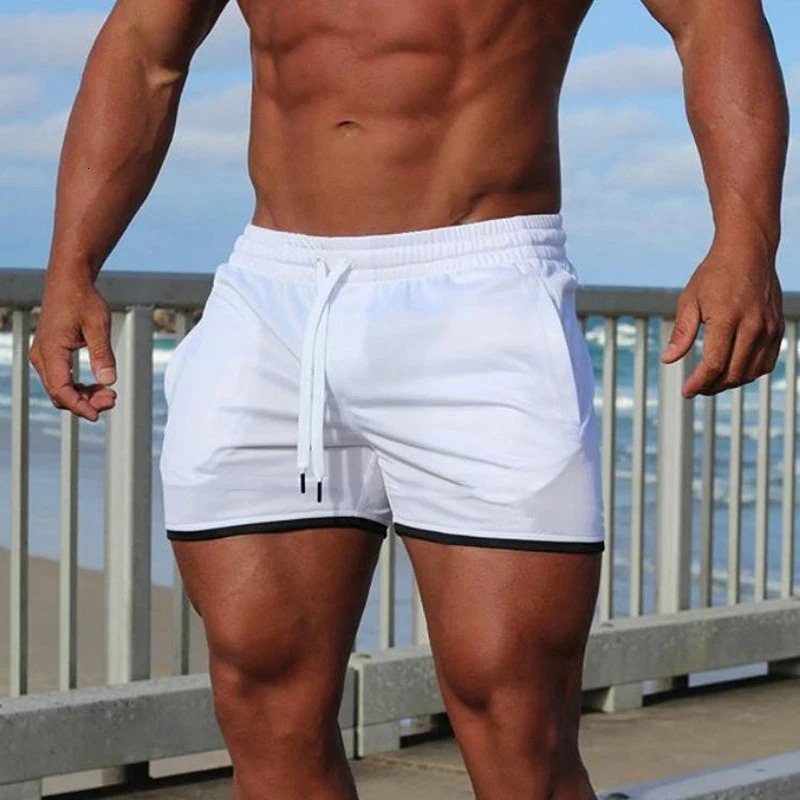 ADED Pantaloncini sportivi da uomo estivi Fitness Basket Pantaloni da spiaggia Mesh traspirante Bodybuilding Pantaloncini da allenamento per palestr