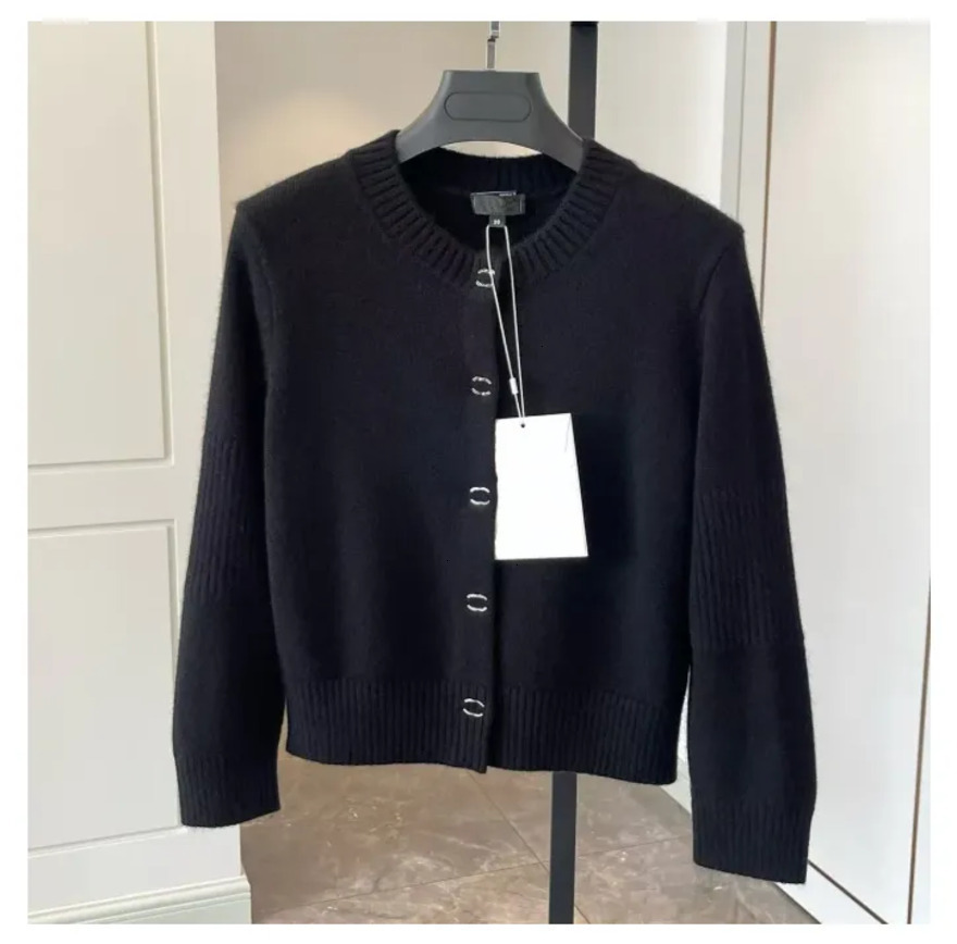 Coat 2026 New Designer Woman 25Ss Style Knitted Cardigan Sweater Letter Button Decoration Spring And Summer fur winter High Quality Women's Top