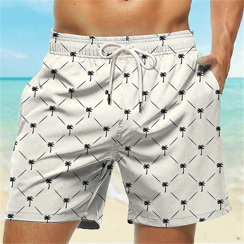 Simple Geometry Graphic Swim ShortsFor Men Pop Summer 3D Printed Quick Drying Short Pants Unisex Casual Sports Beach Shorts 260625
