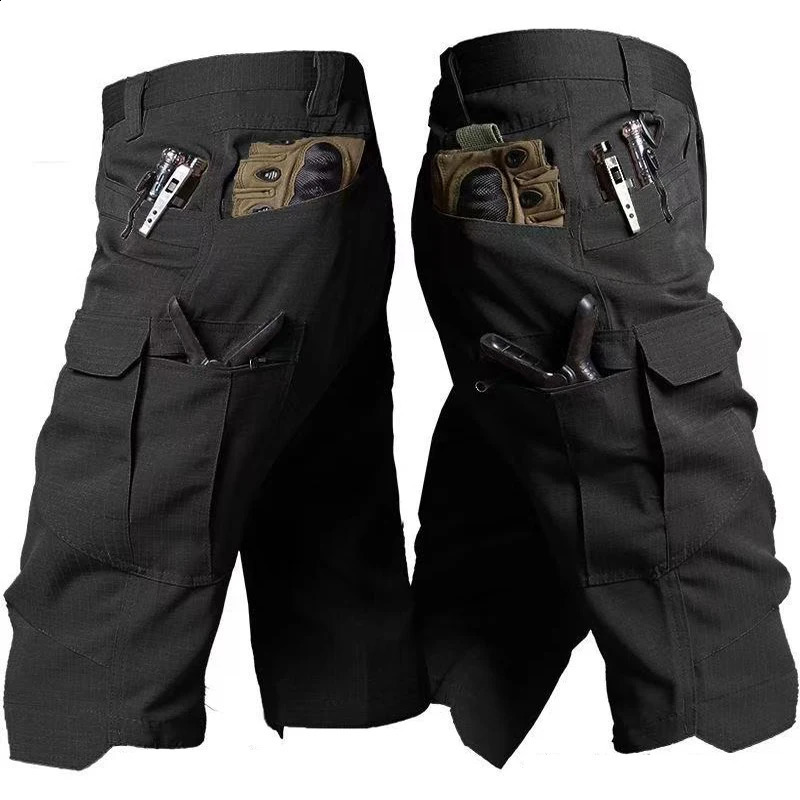 Mens Tactical Military Combat Outdoor Cargo Summer Waterproof Shorts Trekking Camping Hiking Climbing Fishing Panttdoor Sports 260622