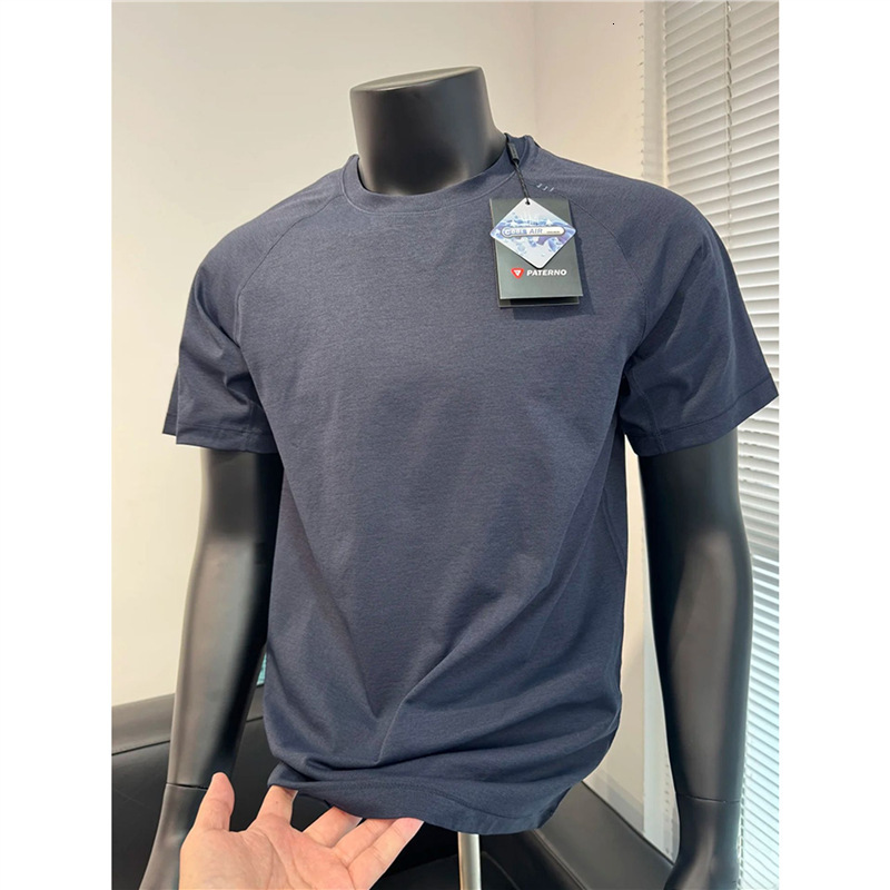 Quick-Dry Running Sports Short-Sleeve Men's Summer American Retro Raglan Sleeve T-Shirt, Regular Shoulder Fitness Half-Sleeve Base Shirt