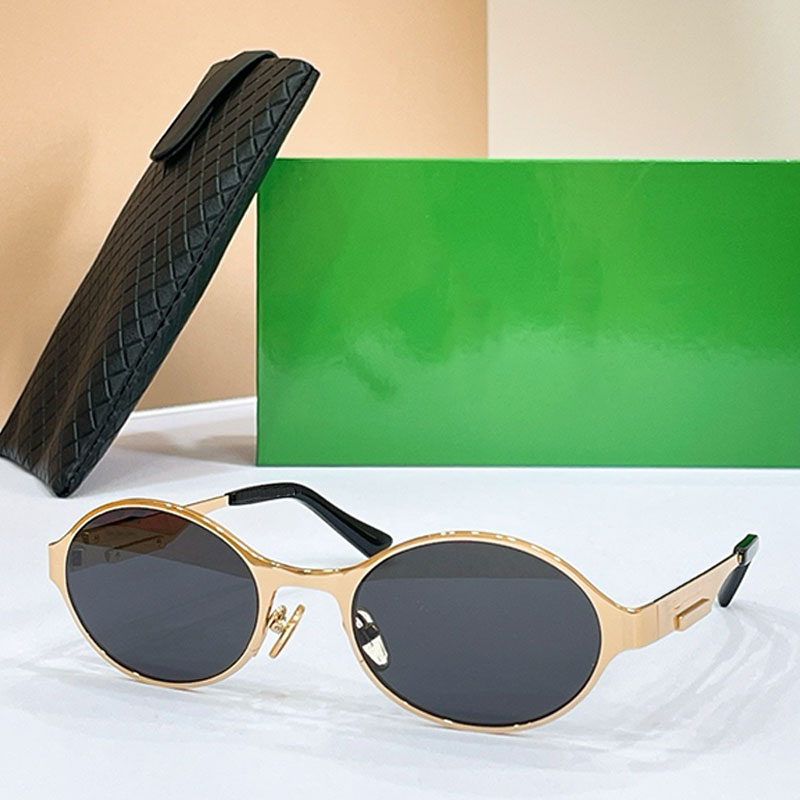 Oval Frame Sunglasses For Men Women Ooutdoor Driving UV400 Fashion Retro Glasses Hip-hop Gothic Resin Glasses Y2K Womens Glasses BV1456S With Origin