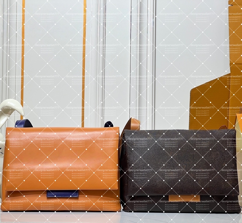 Designer crossbody bag take out shopper leather shoulder bag bag packaging bag orange womens Handbag TOP Quality M28113 M28112