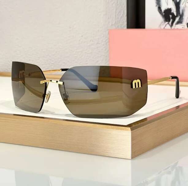 sunglasses for women classic luxurys designer sunglasses Euro american trend glasses curved Lenses shades large frame Light contour UV400 goggles M