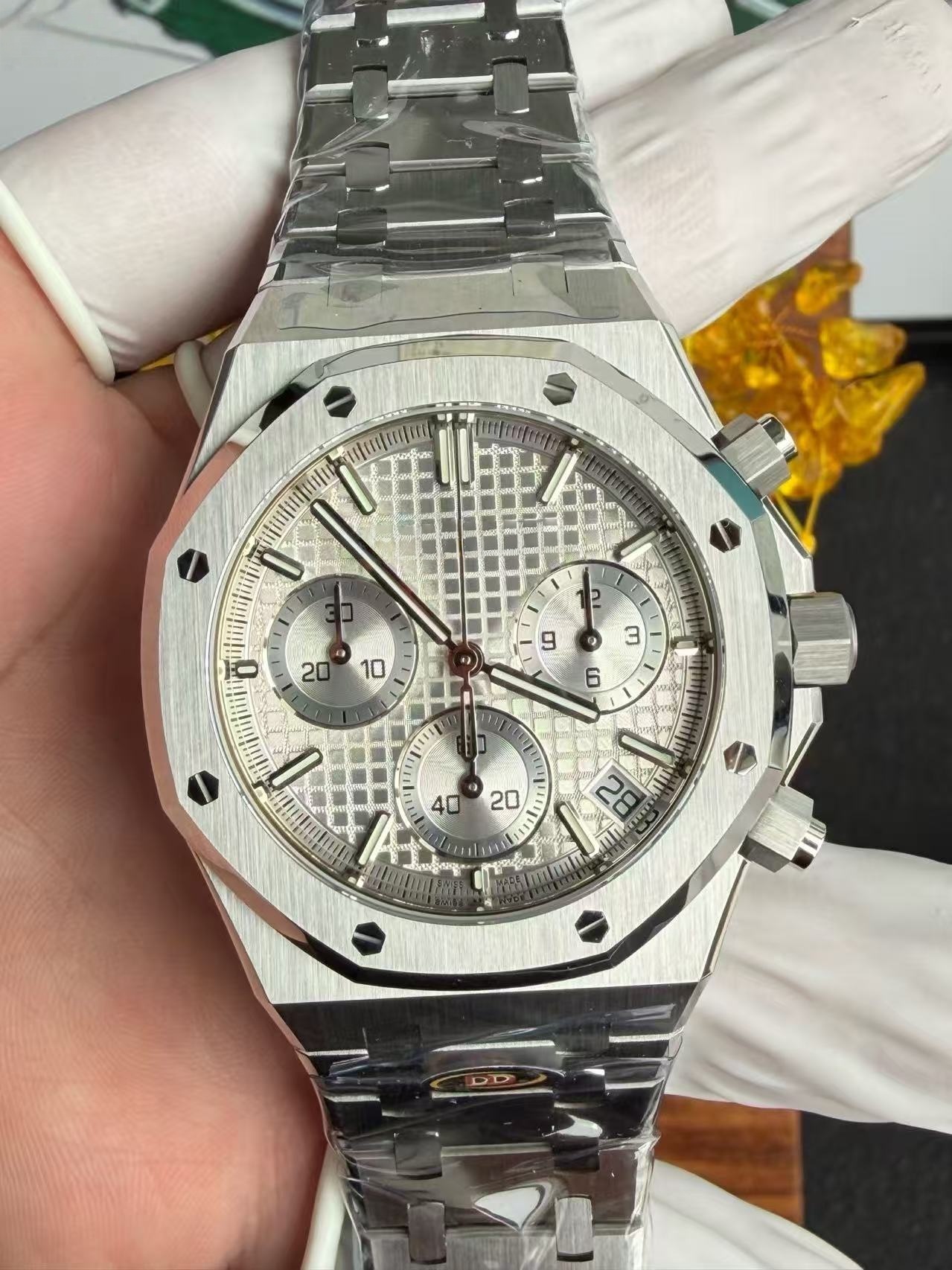 Top designers condense exquisite craftsmanship, superb craftsmanship, DDF original quality, 4401 cardless balance mechanism movement is more stable