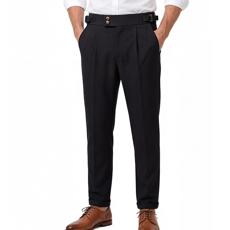 High Quality Mens Dress Pants Stretch Smart Casual Wrinkle Free Suit Men Regular Fit Work Spring Autumn y260618