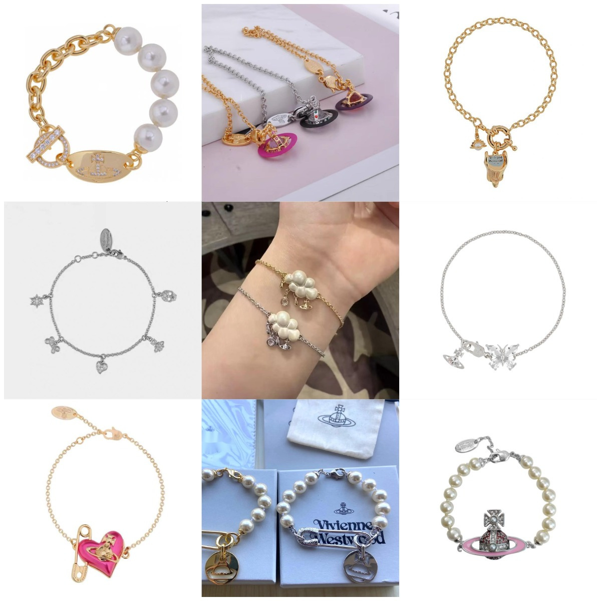 Saturn Jewelry Designer Vivienneewestwood Vivi Ennewestwood Luxury Bracelet For Woman Men Vivienme Viviennelies Westwoodies Luxe Bangle Small ORB Br