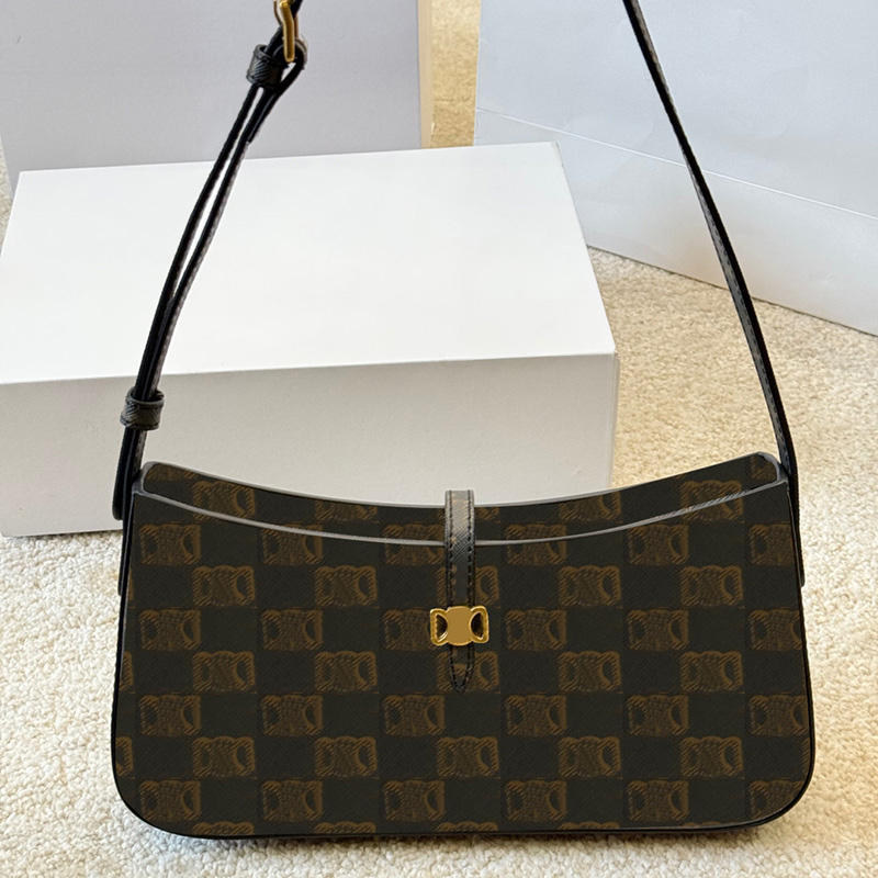 Brand Women Vintage Underarm Bag Genuine Leather Casual Versatile Shoulder Purse Street Style Stylish Elegant Commuting Bag