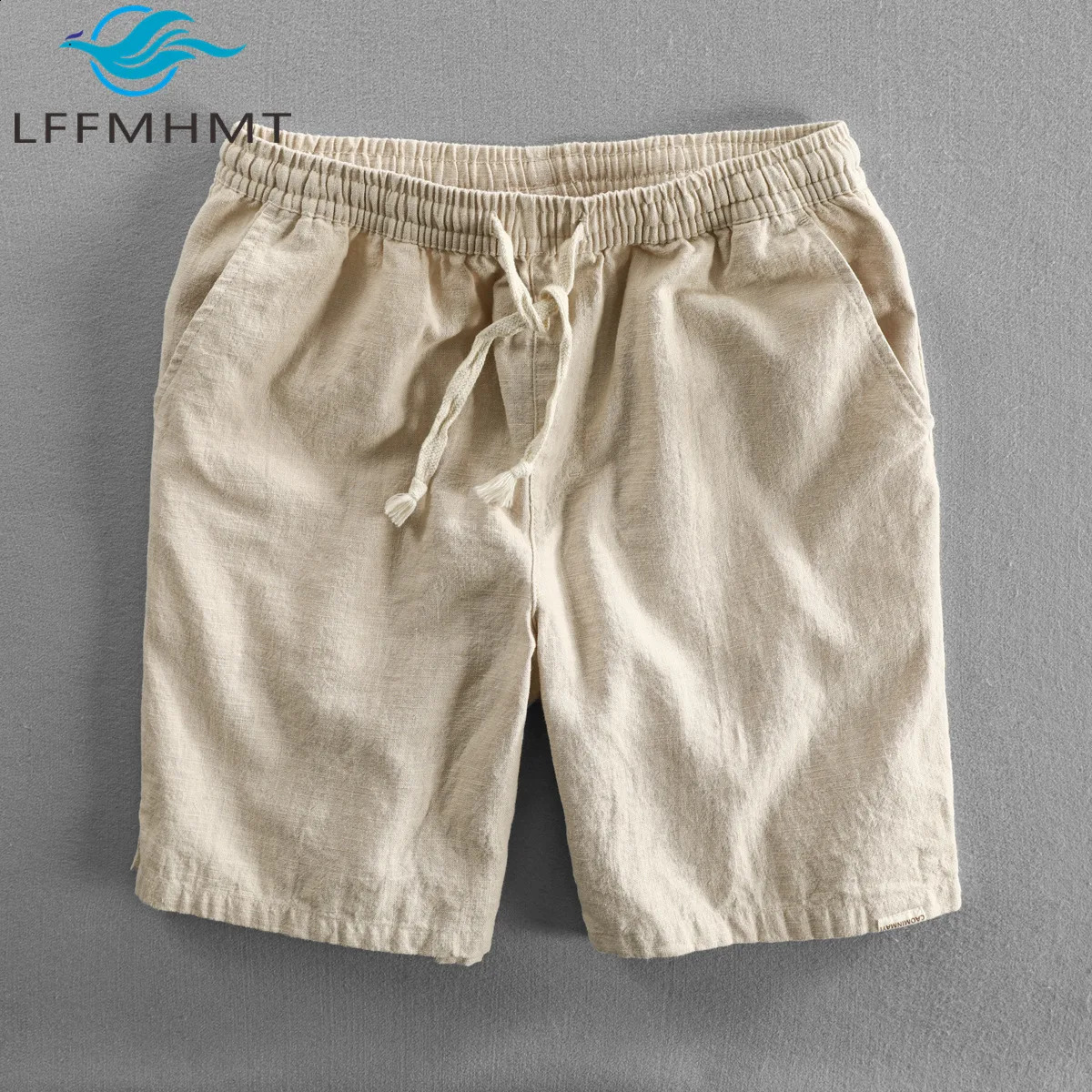 Summer Fashion Good Quality Cotton Linen Shorts Mens Solid Color Simple Basic Beach Holiday Breathable Half Length Pants 260625BJ
