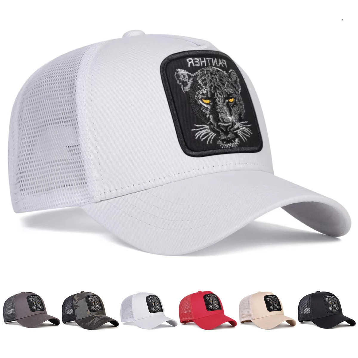 PANTHER Embroidery Baseball Net Unisex Caps Spring and Summer Outdoor Adjustable Casual Hats Sunscreen Hat Sports M260626