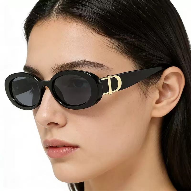 2026 New Cross Border European And American Style Womens Outdoor Sunglasses With Cross Star Glasses High End Star Shaped Oval Designer Sunglasses Cl