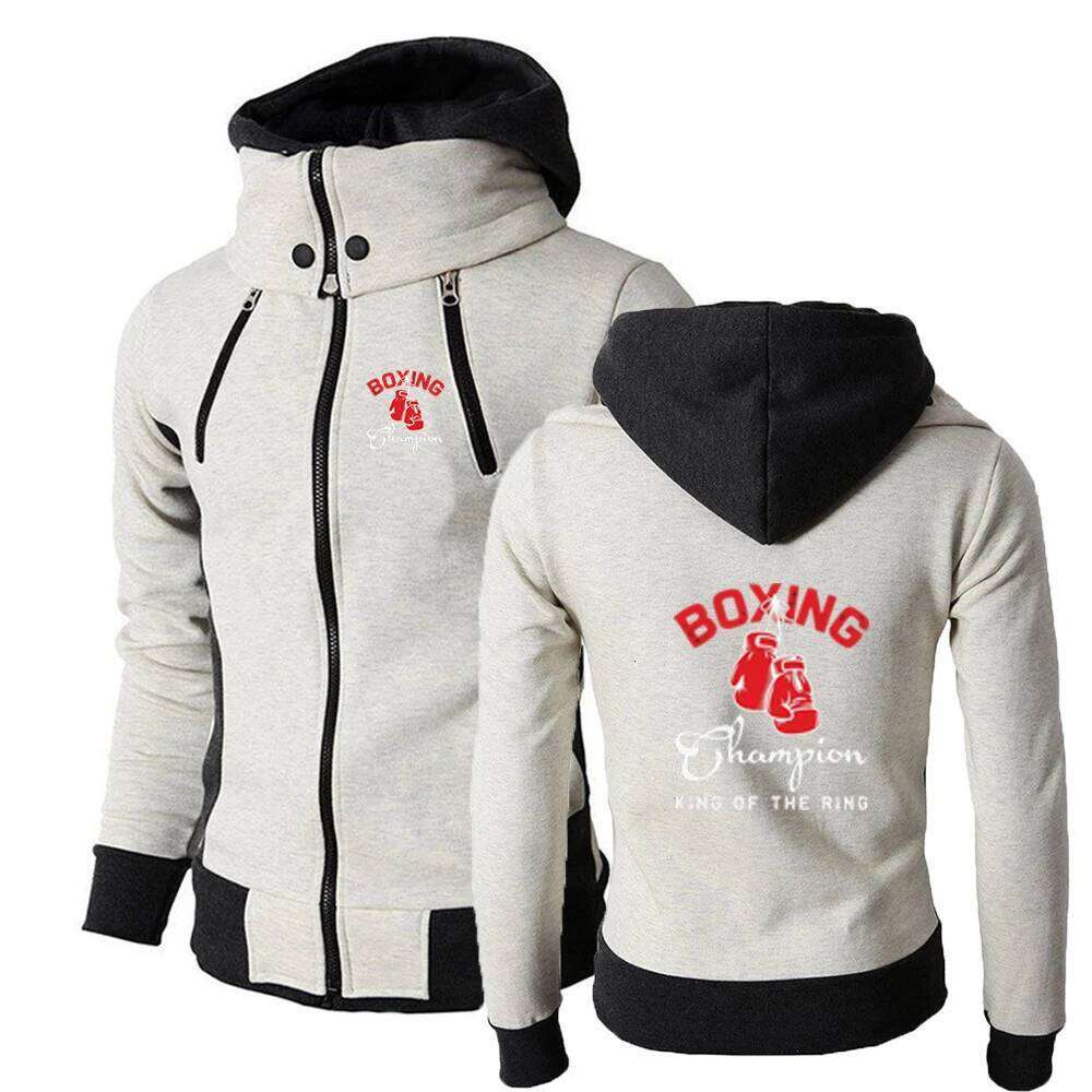 2025 Spring And Autumn Men's Hajime No Ippo Kamogawa Boxing Gym Logo Print Men Hoodie Sweatshirt Casual Oversized Sport Coat W260626