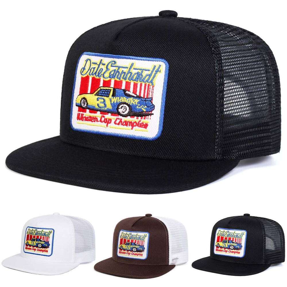 Unisex DALE EARNHARDT Embroidery Hip-hop Net Hats Spring Summer Outdoor Adjustable Casual Baseball Caps Sunscreen Hat W260626