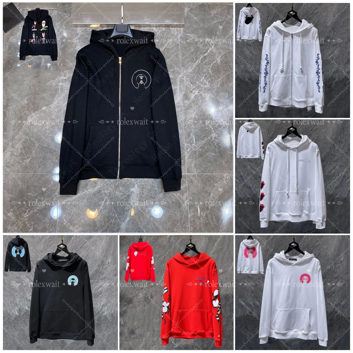 Luxury Teenagers Chrome Mens Designer Hoodie Inspired Cross Womens Hooded Print Raglan Long Sleeve T Shirt Gothic Streetwear Casual Cotton Top Multi