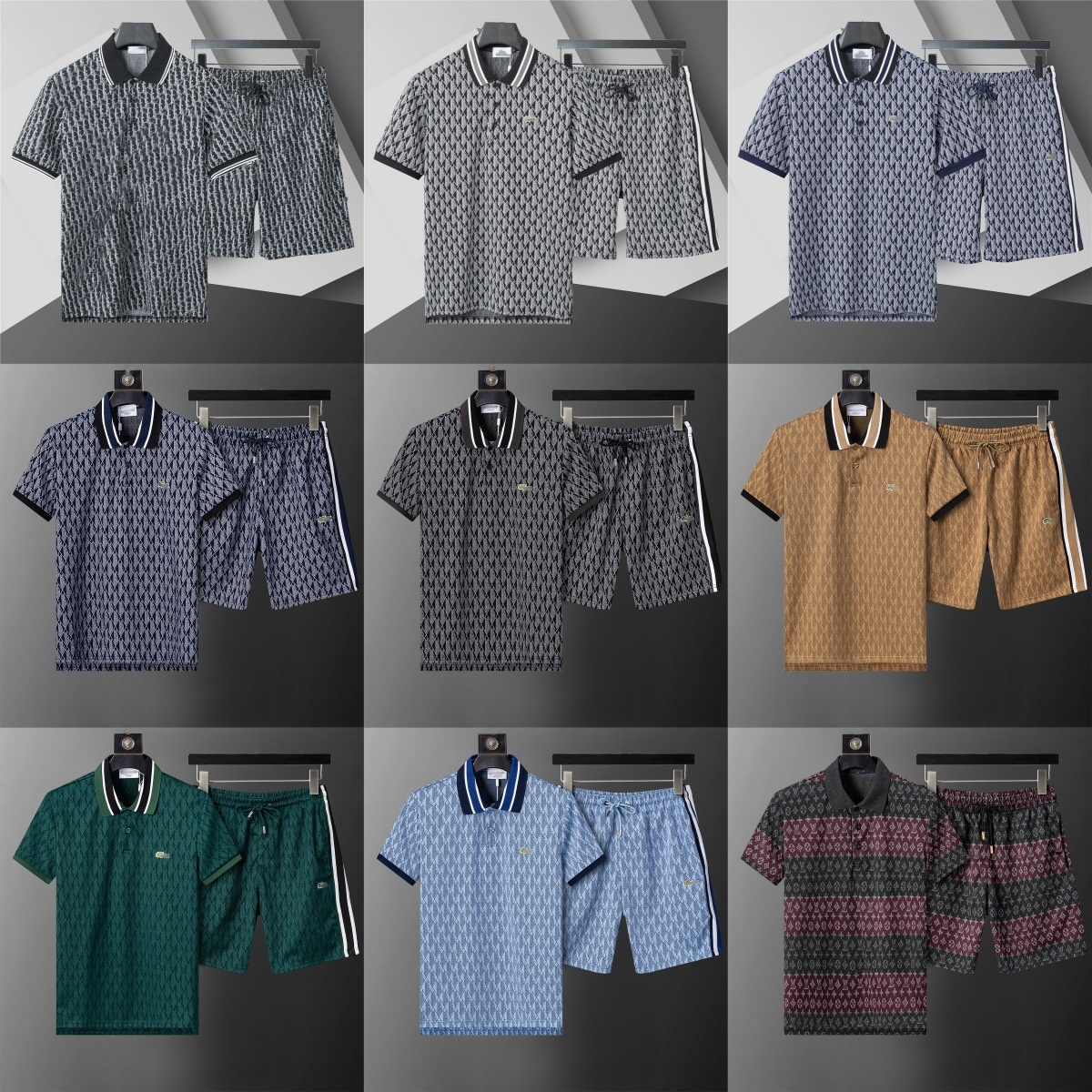 Designer men Summer new t-shirts Crocodile embroidery Denim top polo Shirts luxury Short Sleeve Letter Embroidered Tops men women T-Shirts Cotton Ca