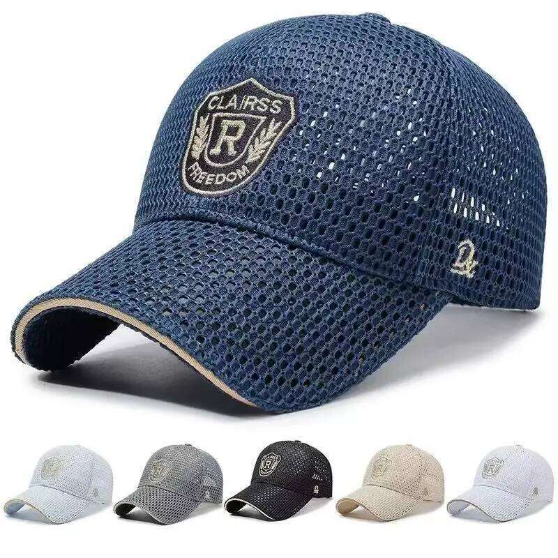 Unisex Baseball Net Caps Spring Summer Outdoor Adjustable Casual Hats Sunscreen Hat Sports Cap W260626