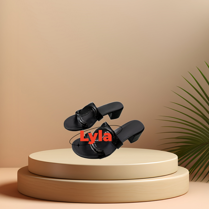 260626-1 Qualité miroir qualité supérieure chaussures simples pantoufles style décontracté pantoufles plates pour femmes cadeau EU35-41