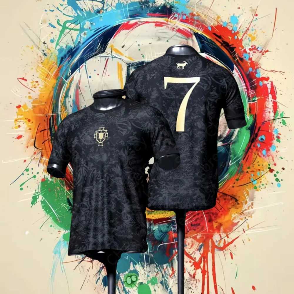 2026 Ronaldo Special Edition Football Jersey for Mens Summer Tees Quick-Dry Tops othNo 7 Portugal Behwear SurfSuit T260622