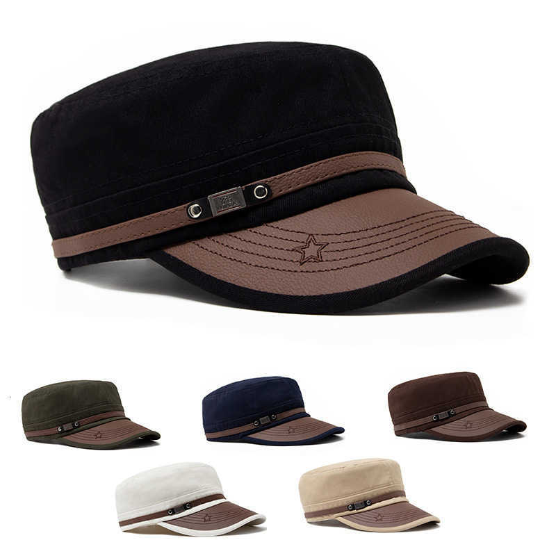 Trucker Hat Man Flat Casual Top Caps Fashion Cotton Visor Hats Summer Autumn Vintage Army Hats Adult Dad Hat Unisex Baseball M260626