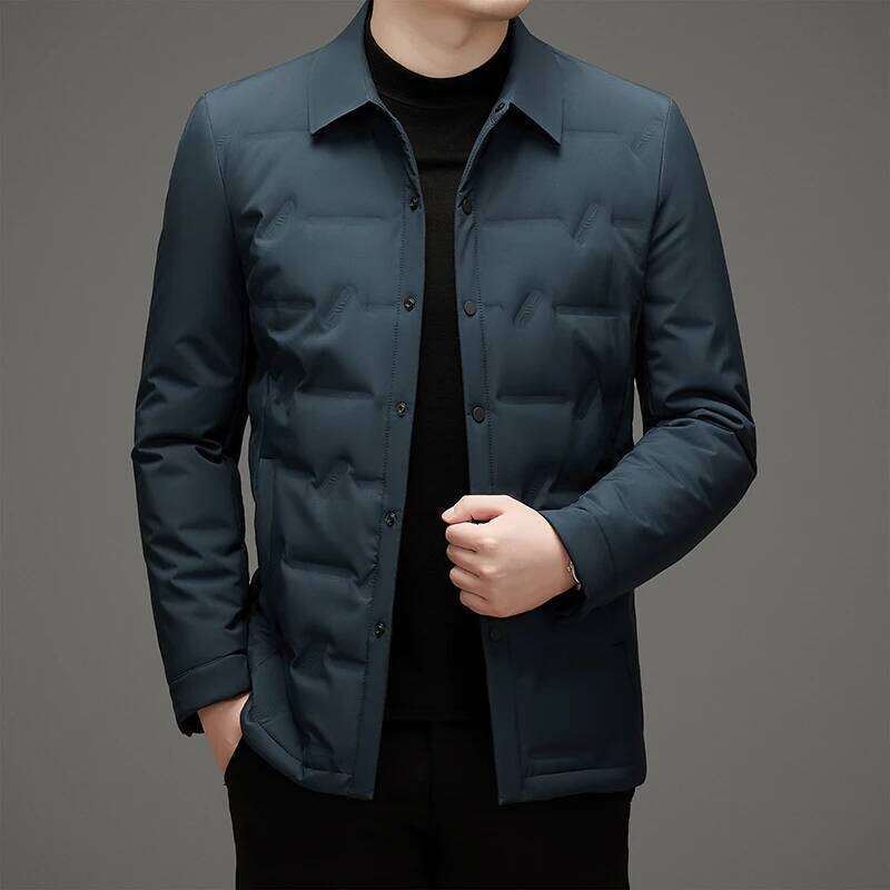 2024 new arrival winter jacket 90% white duck down jackets men,mens fashion thicken warm parkas high quality coat male J260626