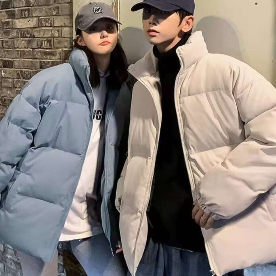 Autumn and Winter Thick Plush Clothing 2025 New Down Men's Cotton Jacket Bread Couple W260626