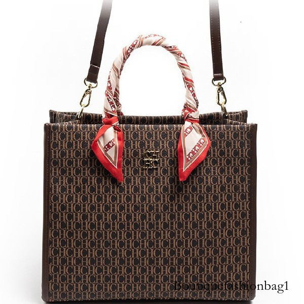 2025 New Fashion Trendy Tote Bag, Versatile Vintage Exquisite Scarf Matching