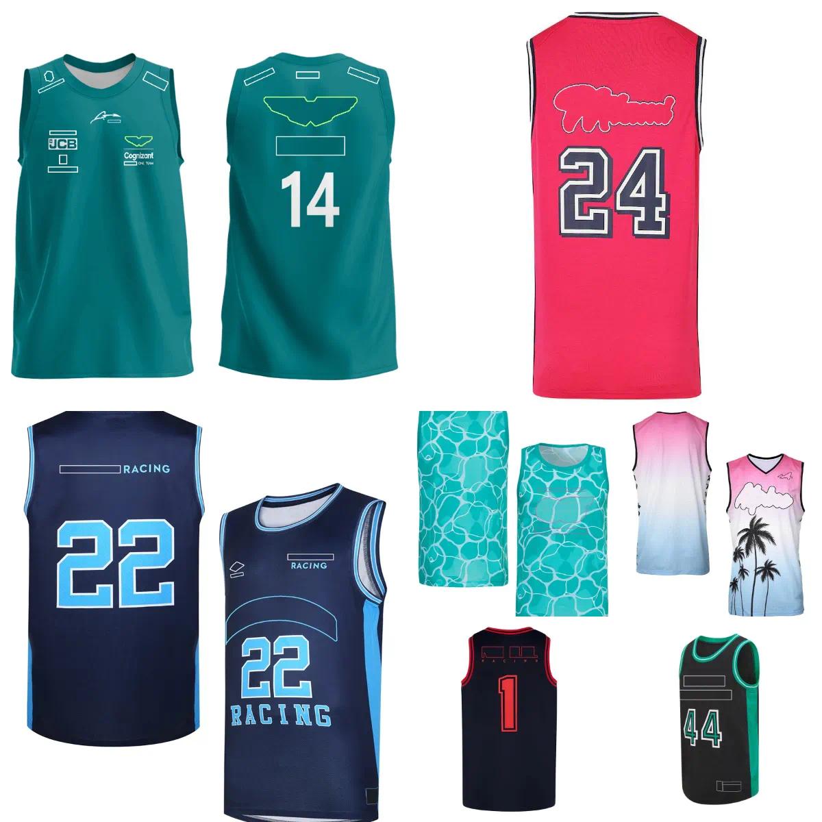 2026 F1 Racing T-shirt - Formula 1 Racing Jersey - Sports Brand Sleeveless Sportswear - Summer Racing Quick-Dry T-shirt - Driver Sleeveless Top
