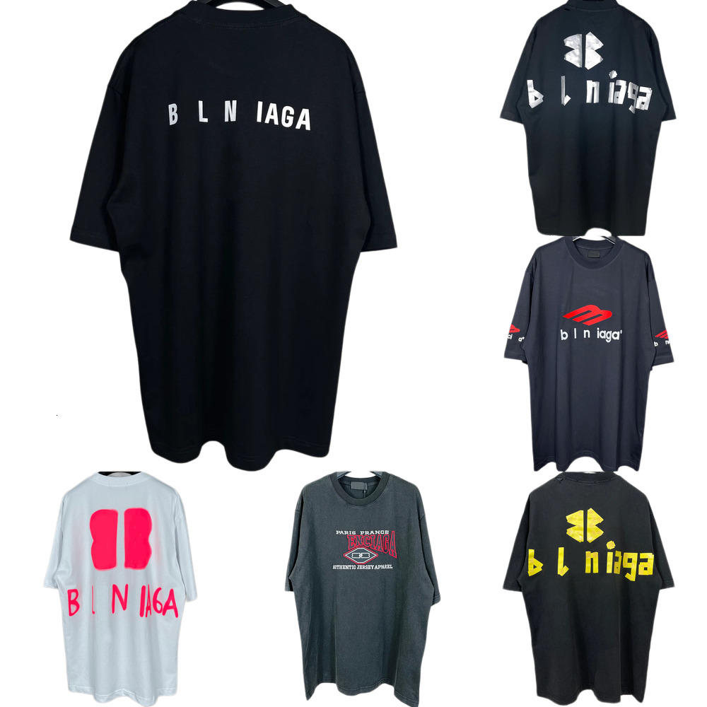 designer shirts t shirt baiaga Street Casual Loose Men Women Summer Luxury Shorts Tshirts Chest Print Tops Tees T shirt Loose oversized size s xxl 4